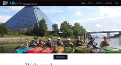 Desktop Screenshot of kayakerallen.com
